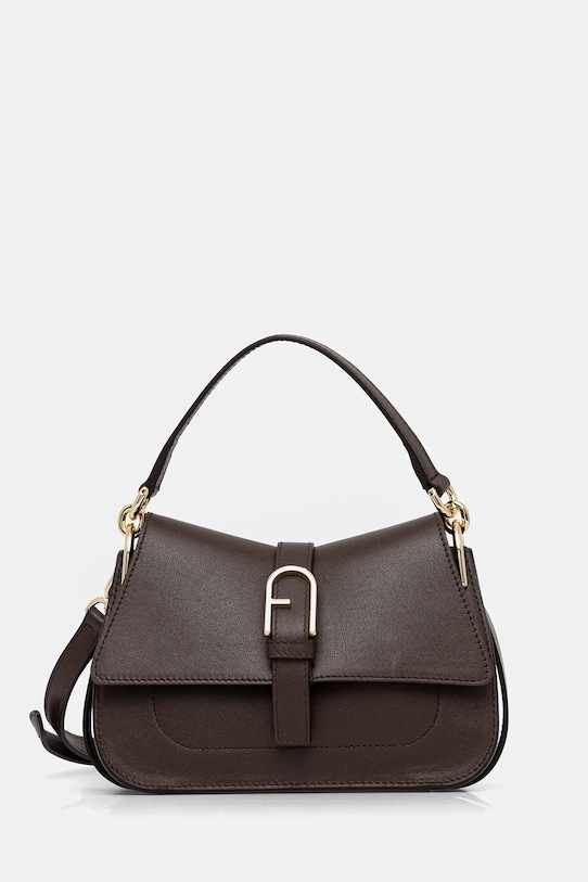 Kožna torba Furla bez uzorka smeđa WB01032.BX2045.4284S