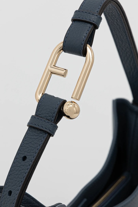 Furla poșetă de piele WB01246.HSF000.GU000 albastru