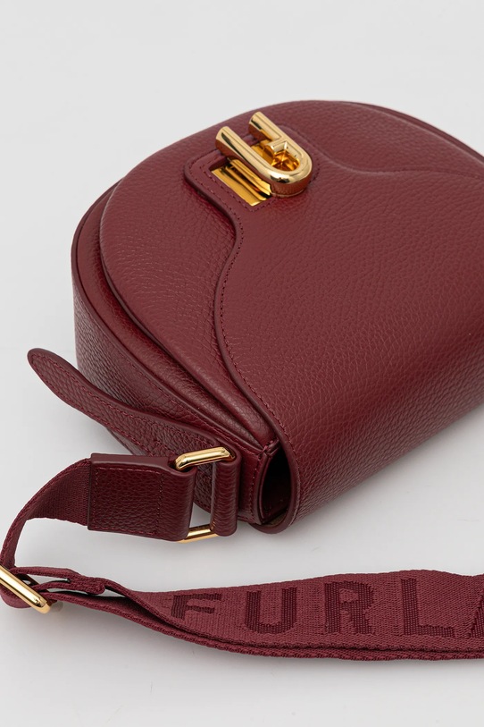 Δερμάτινη τσάντα Furla μπορντό WB01491.BX0356.4297S