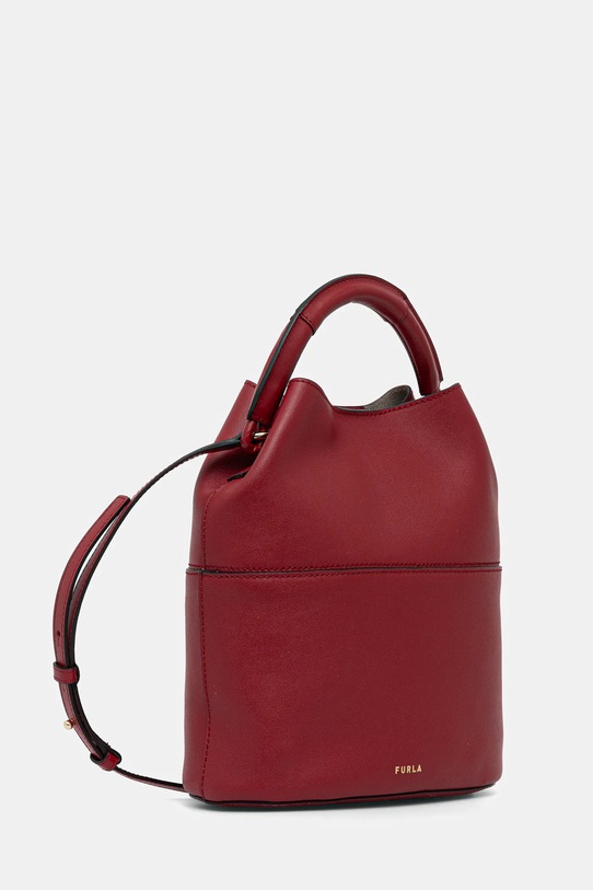 Furla geantă de piele WB01867.BX3169.4078S burgundia AW25