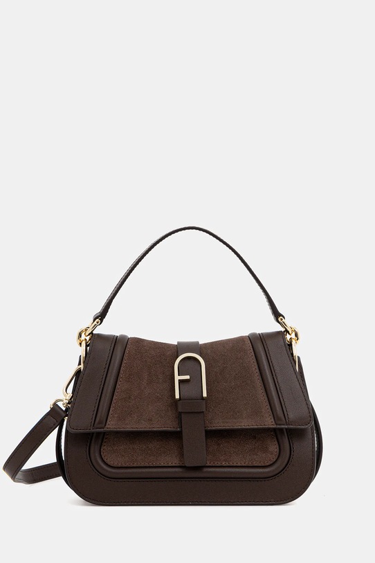 Furla torebka skórzana skóra licowa brązowy WB01884.BX2567.4286S