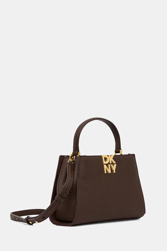 Dkny torebka skórzana FOSTER R52D1L93 brązowy AW25