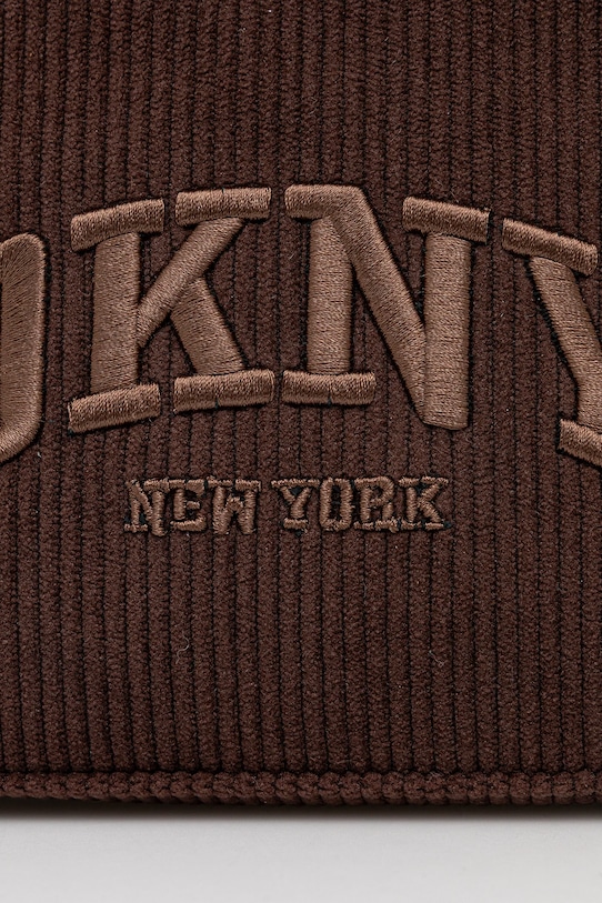 Κοτλέ τσάντα Dkny HADLEE καφέ R53ADM56