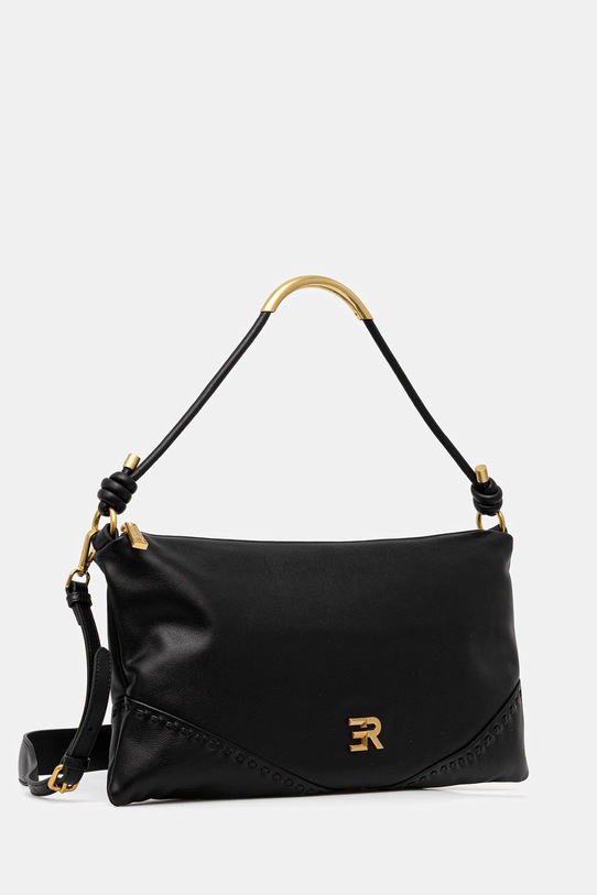 Kožená kabelka Ermanno Scervino 12401940 černá AW25