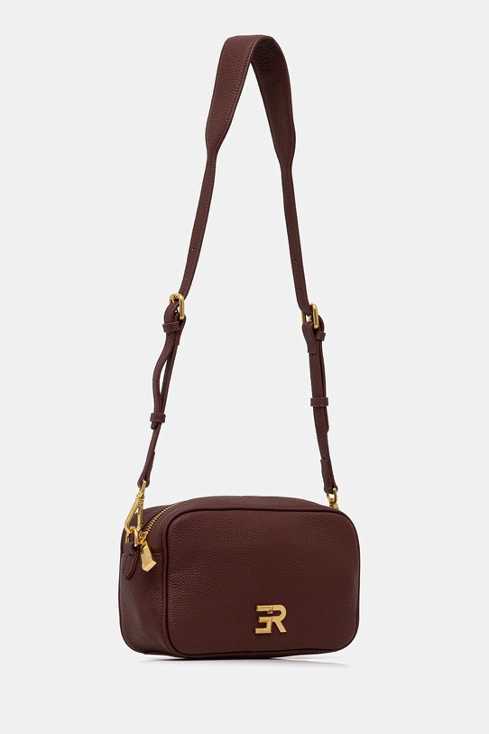Kožená kabelka Ermanno Scervino 12401934 červená AW25