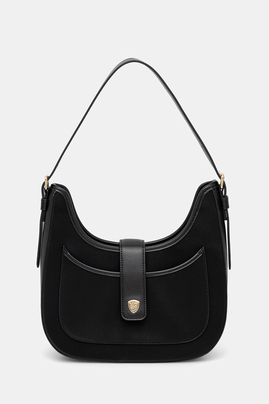 Сумочка Blauer гладкий чёрный ELY02