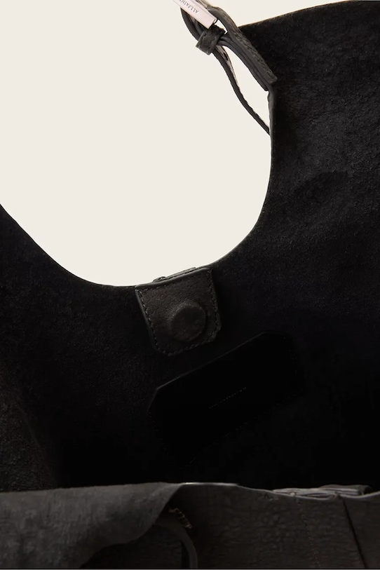 AllSaints torebka skórzana ARA szary W285XD