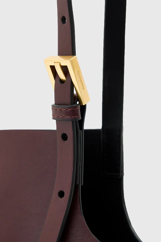 Δερμάτινη τσάντα AllSaints ARA W166XD κόκκινο