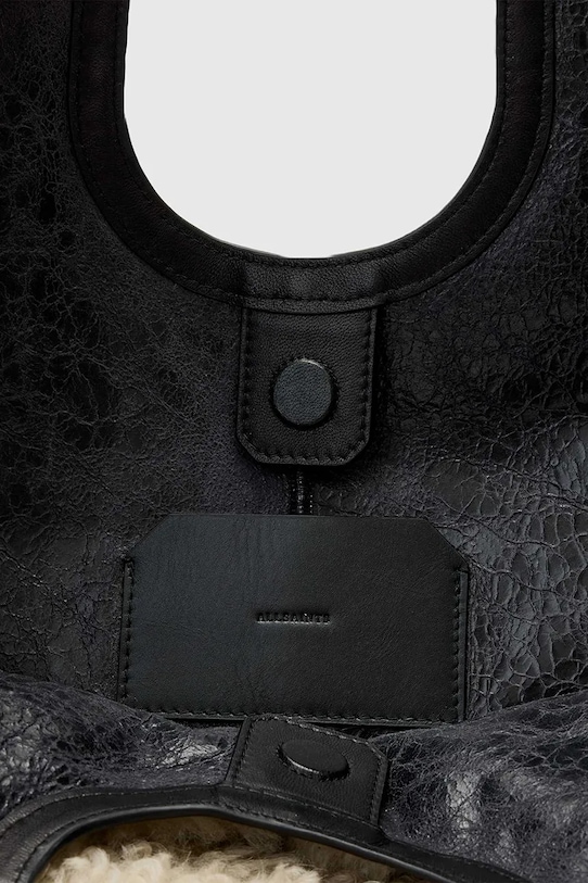 Accesorii AllSaints geantă de lână ARA W216XD bej