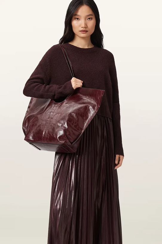 AllSaints torebka skórzana ARA W284XD