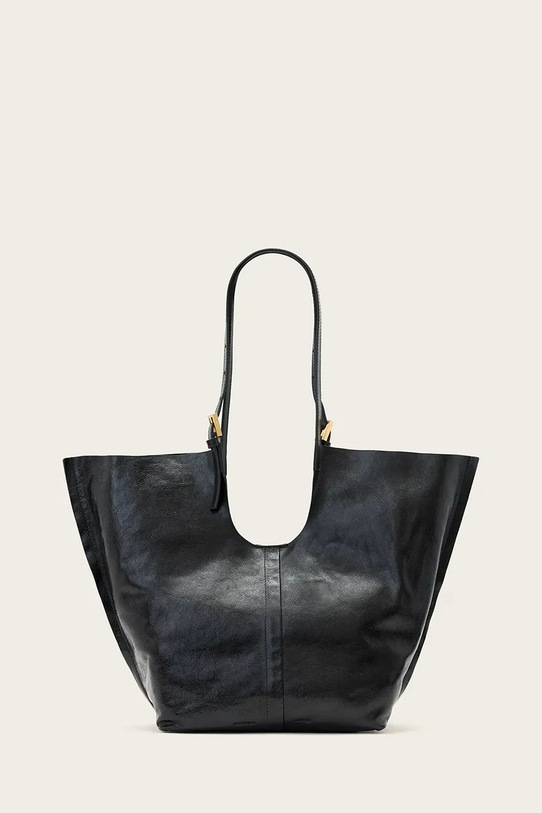 AllSaints torebka skórzana ARA skóra licowa czarny W284XD