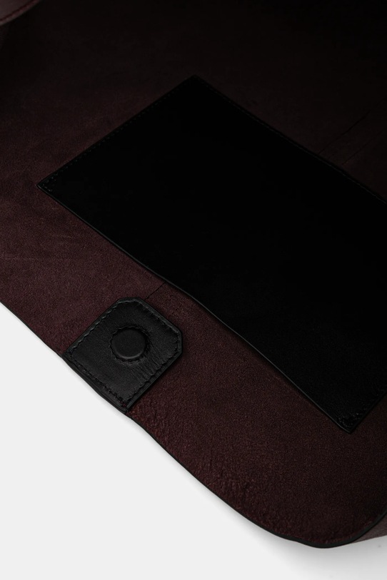 AllSaints torebka skórzana ASHA W400XC czerwony