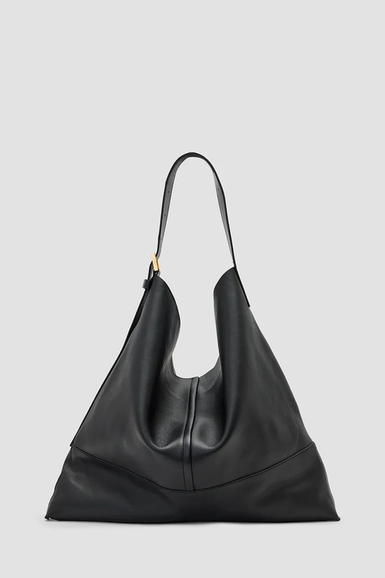 AllSaints torebka skórzana ASHA skóra licowa czarny W400XC