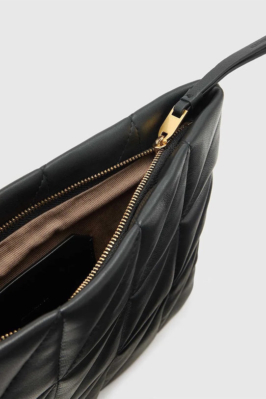 AllSaints kopertówka skórzana BETTINA czarny W214XD