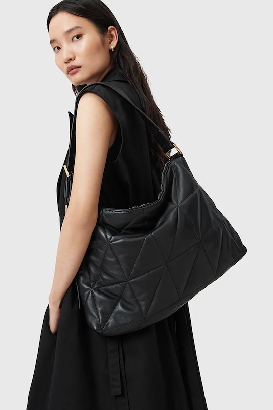 AllSaints poșetă de piele EDBURY W345XD