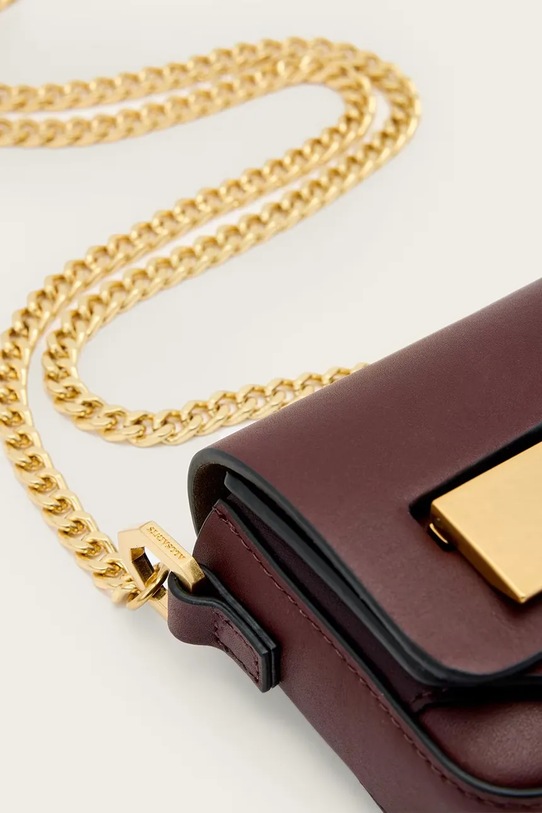 Kožená kabelka AllSaints ETTA W340XD