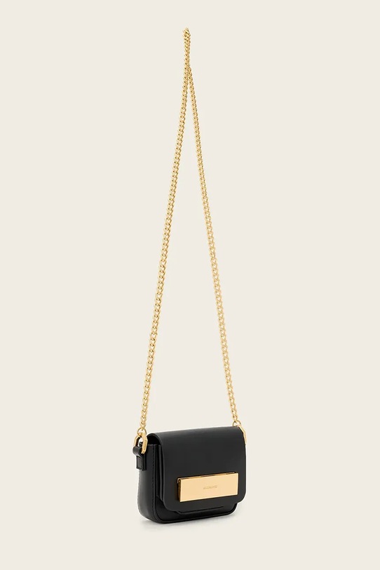 AllSaints torebka skórzana ETTA W340XD czarny AW25