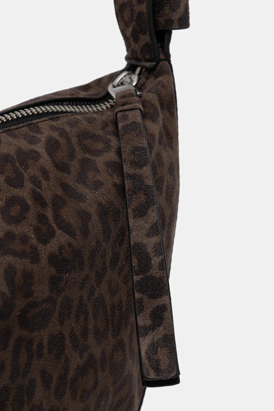 AllSaints torebka zamszowa HALFMOON W357XD