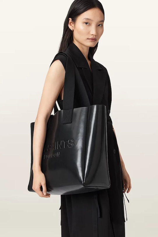 Kožená taška AllSaints IZZY W391XD