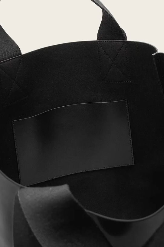 Kožená taška AllSaints IZZY čierna W391XD