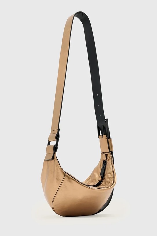 Аксессуары Кожаная сумочка AllSaints LUNA W194XD золотой