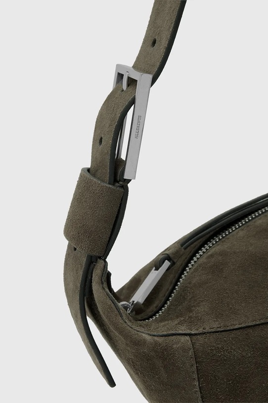 Akcesoria AllSaints torebka zamszowa LUNA W388XD brązowy