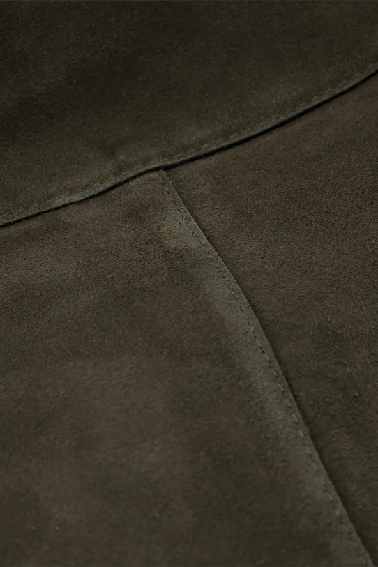 AllSaints torebka zamszowa LUNA W388XD brązowy