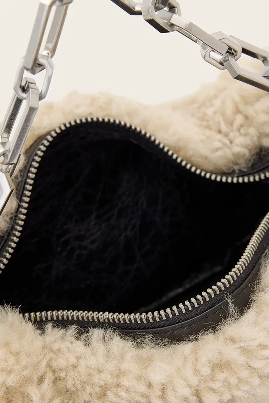 AllSaints torebka wełniana MADEA W221XD beżowy