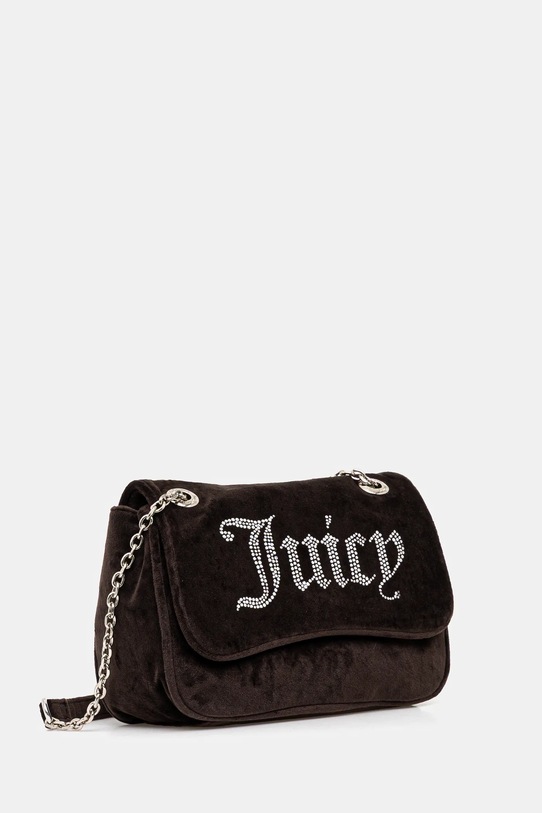 Juicy Couture torebka welurowa Kimberly BEJQL8762WPO.JB7 brązowy AW25