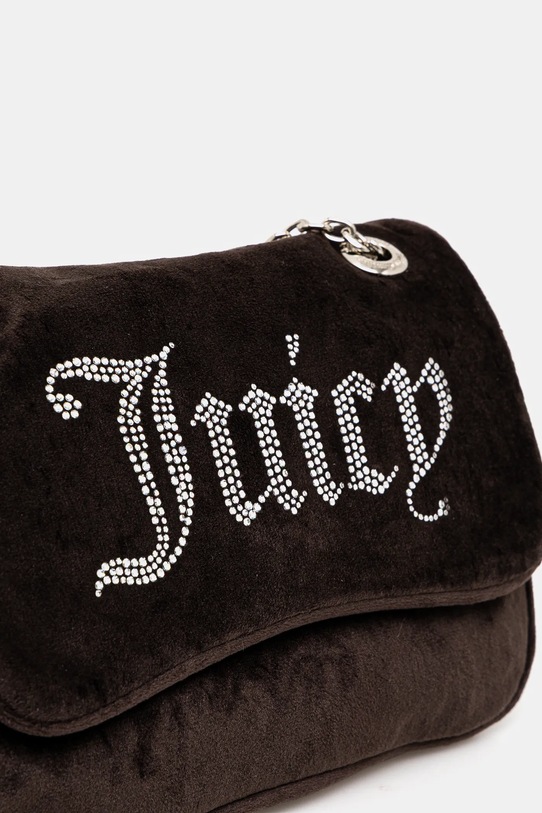 Juicy Couture torebka welurowa Kimberly brązowy BEJQL8762WPO.JB7