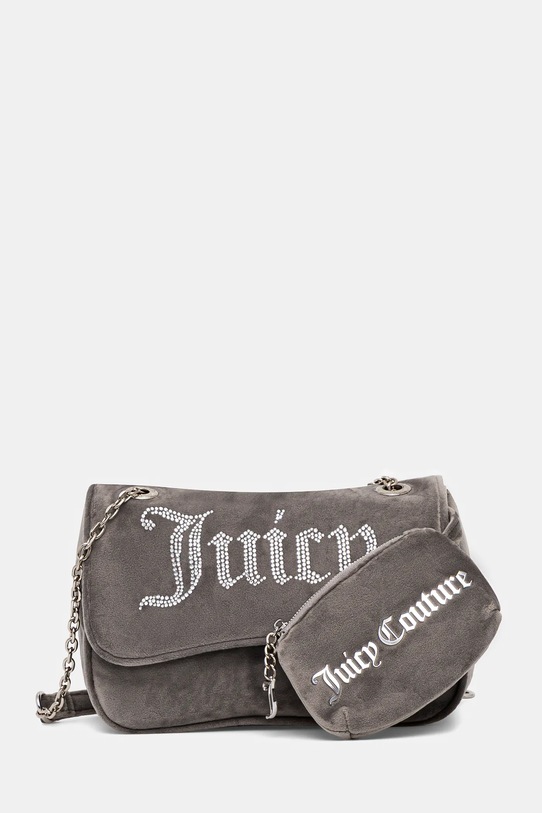 Juicy Couture torebka Kimberly tekstylny szary BEJQL8762WPO.PG3