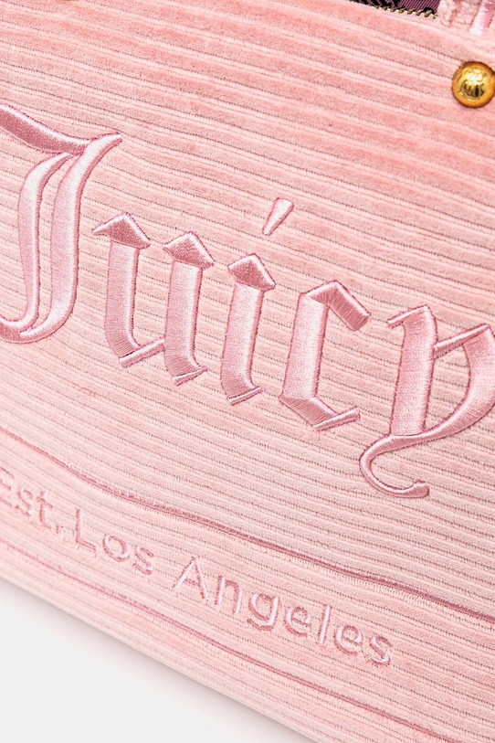 Juicy Couture torebka Iris Velvet różowy BIJIR8941WC9