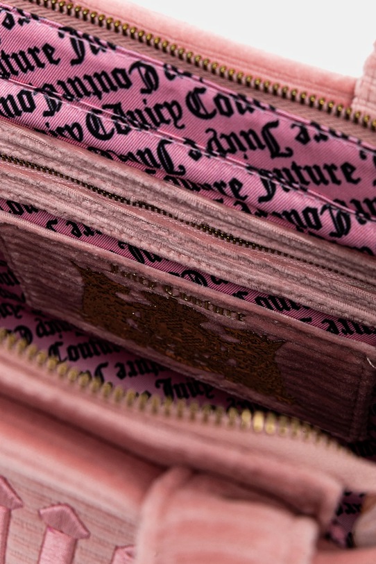 Juicy Couture torebka Iris Velvet BIJIR8941WC9 różowy