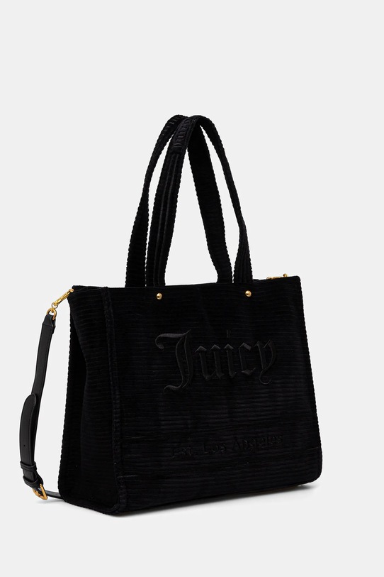 Τσάντα Juicy Couture Iris Velvet BIJIR8942WC9 μαύρο AW25