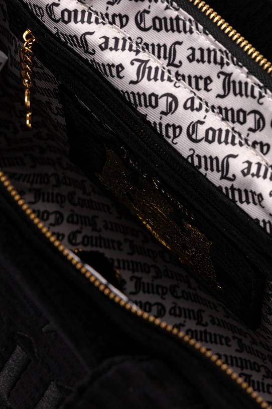 Τσάντα Juicy Couture Iris Velvet BIJIR8942WC9 μαύρο