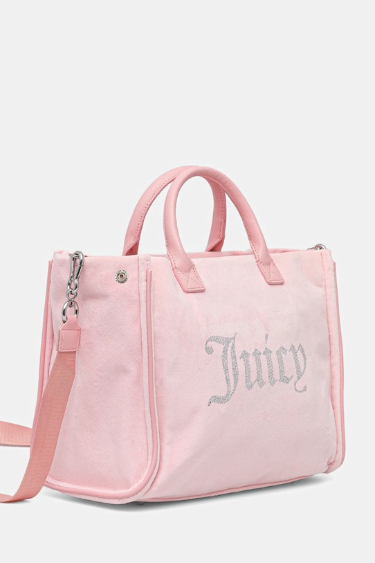 Τσάντα Juicy Couture Iris Velvet BIJIR8944WZC ροζ AW25