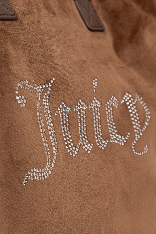 Juicy Couture torebka Iris Velvet brązowy BIJIR8944WZC