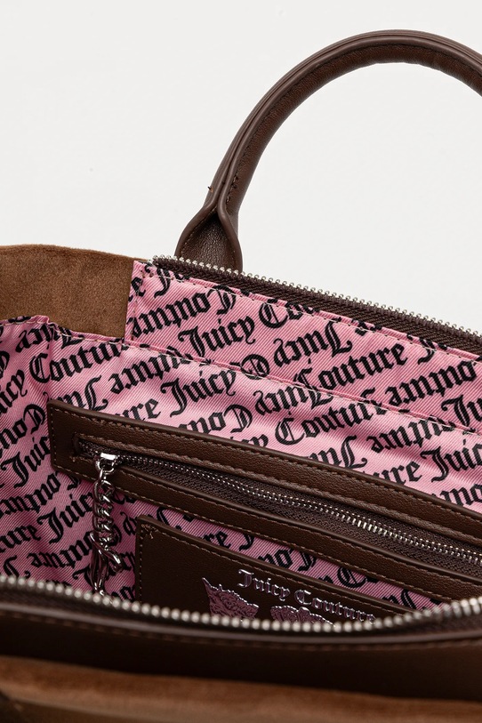 Juicy Couture torebka Iris Velvet BIJIR8944WZC brązowy