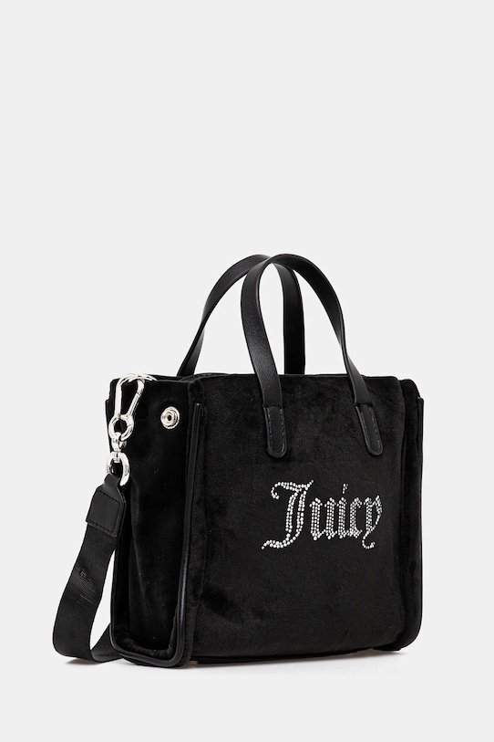 Τσάντα Juicy Couture Iris Velvet BIJIR8945WZC μαύρο AW25