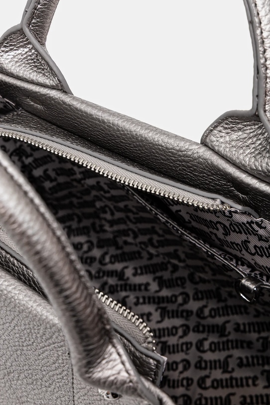 Τσάντα Juicy Couture Iris Embroidery ασημί BIJIR8946WVP