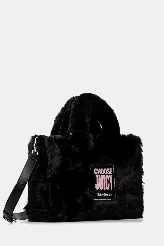 Juicy Couture torebka Iris Fur BIJIR8956WZC czarny AW25