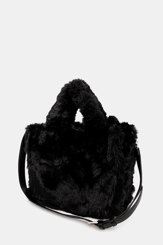 Akcesoria Juicy Couture torebka Iris Fur BIJIR8956WZC czarny