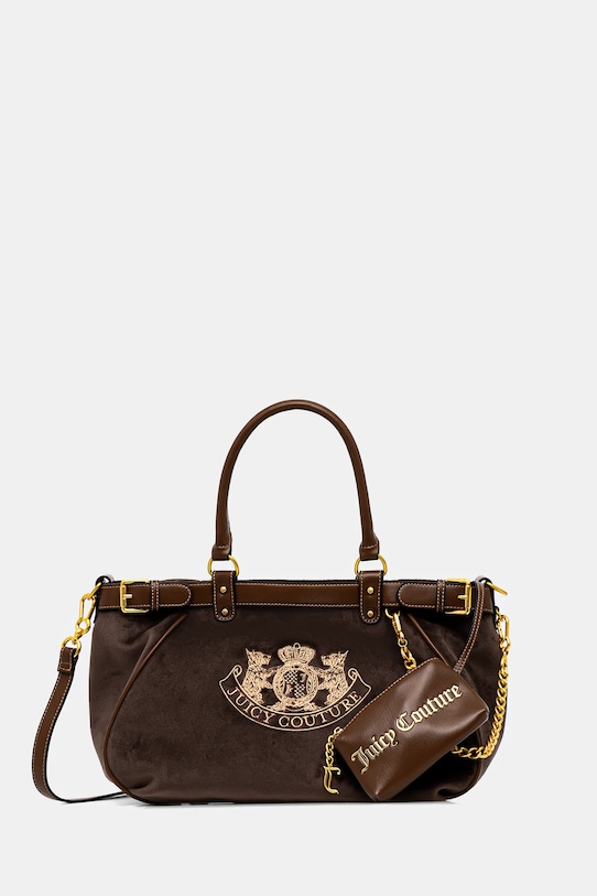 Juicy Couture kézitáska Twig Narrative textil barna BIJTG8987WZC