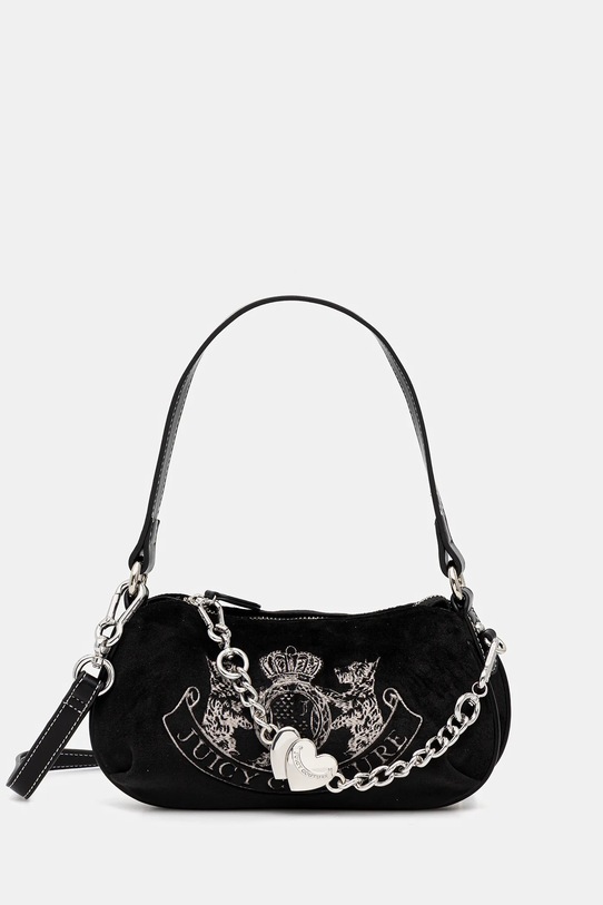 Juicy Couture torebka Twig Narrative tekstylny czarny BIJTG8989WZC