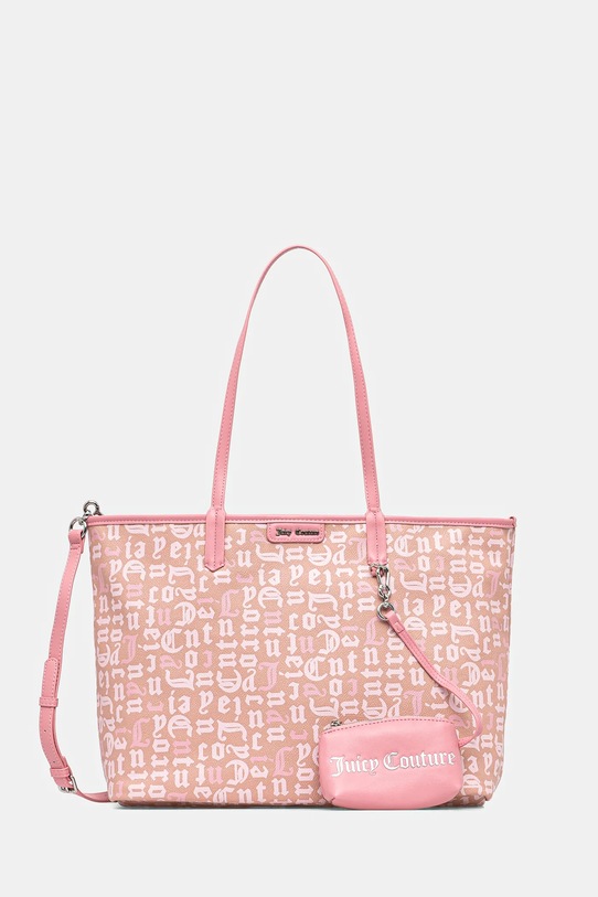 Juicy Couture torebka Joan mieści A4 różowy BIJJN9002WXS