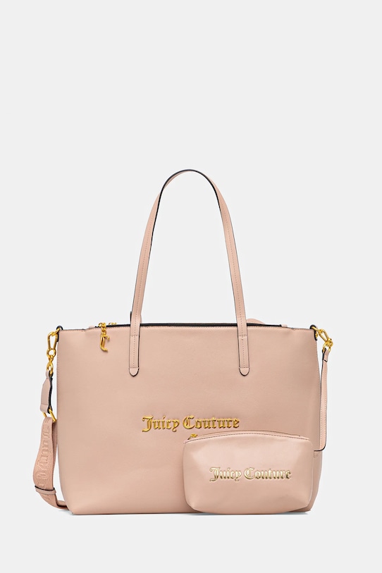 Juicy Couture torebka Lucy mieści A4 różowy BIJLX9003WPJ