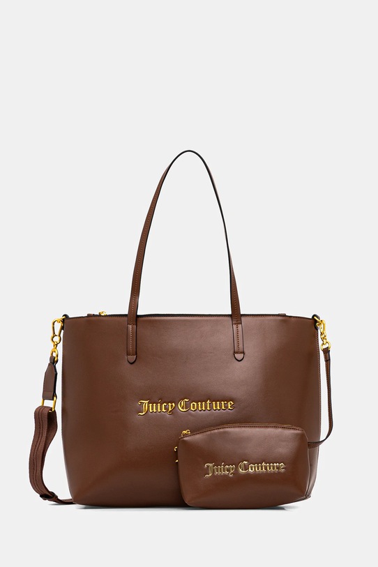 Juicy Couture torebka Lucy mieści A4 brązowy BIJLX9003WPJ