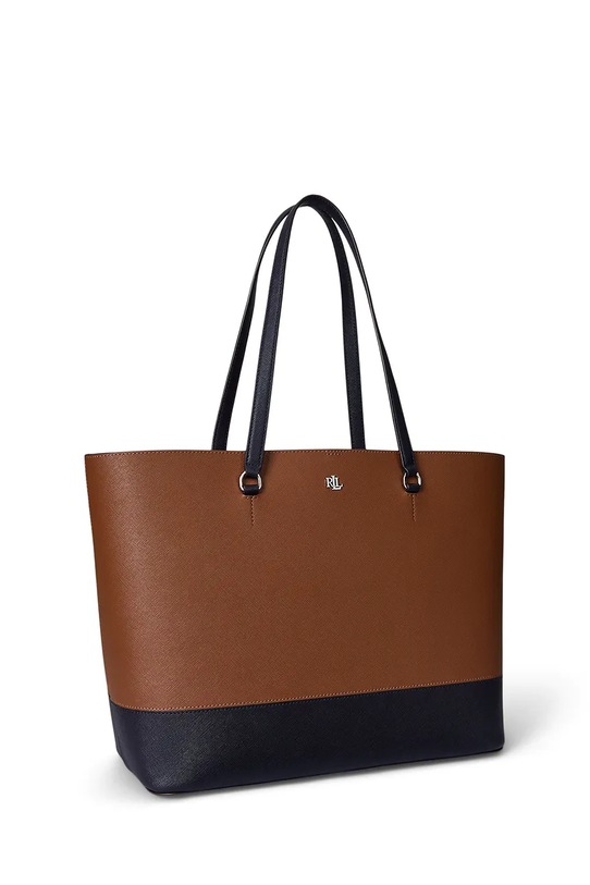 Kožená kabelka Lauren Ralph Lauren 431934896 hnědá AW25