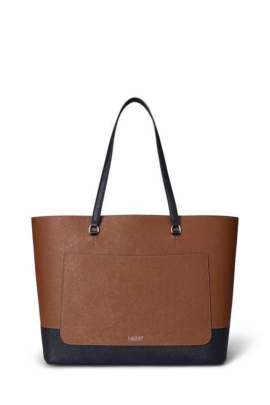 Аксессуары Кожаная сумочка Lauren Ralph Lauren 431934896 коричневый