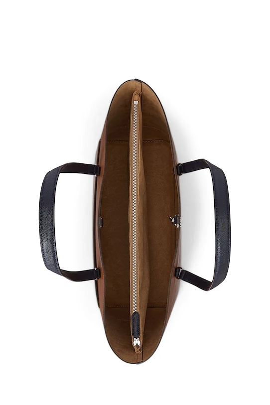 Кожаная сумочка Lauren Ralph Lauren коричневый 431934896